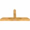 Ekena Millwork Portland Rough Sawn Timber Gable Bracket, Western Red Cedar, 48"W x 24"H x 4"D x 4"F, 12/12 Pitch GBW048X24X0404POR00RWR - alternate 5